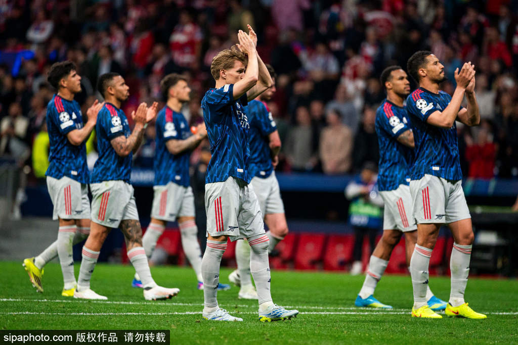 欧冠-约克雷斯阿尔瓦雷斯各入点球 马竞主场1-1阿森纳